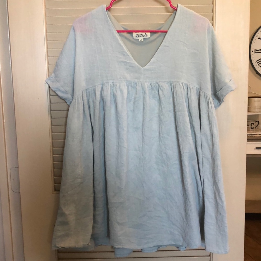 Listicle women’s sage green dress